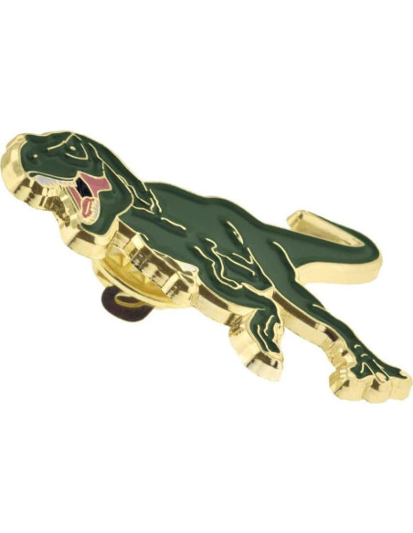 Pin de Solapa Esmalte T-Rex Verde PinMart 3.18 cm Pin de Solapa Esmalte T-Rex Verde PinMart 3.18 cm