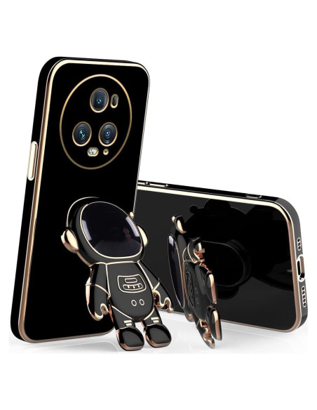 Funda Honor Magic 5 Pro Silicona TPU A Prueba de Golpes Negro Funda Honor Magic 5 Pro Silicona TPU A Prueba de Golpes Negro