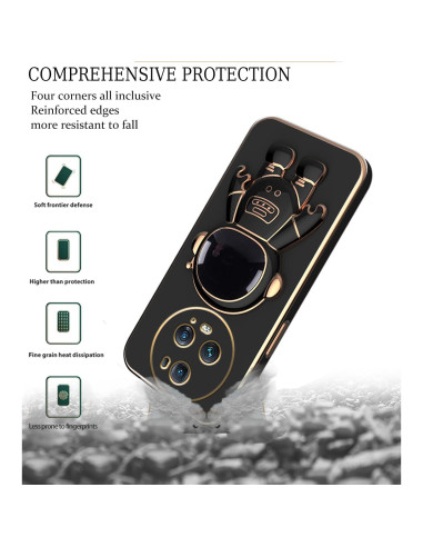 Funda Honor Magic 5 Pro Silicona TPU A Prueba de Golpes Negro