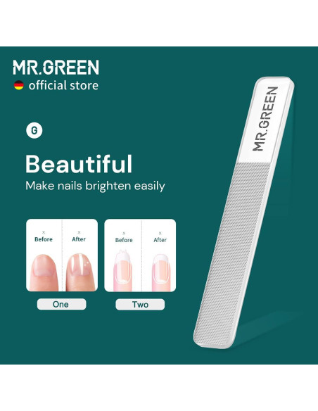 Cortauñas MR.GREEN Anti Salpicaduras Acero Inoxidable M+Lima Cortauñas MR.GREEN Anti Salpicaduras Acero Inoxidable M+Lima