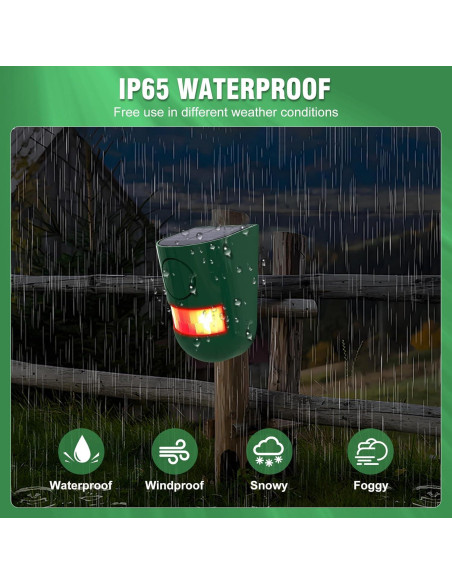 Alarma de Movimiento Solar ChunHee 129dB IP65 2PC Alarma de Movimiento Solar ChunHee 129dB IP65 2PC