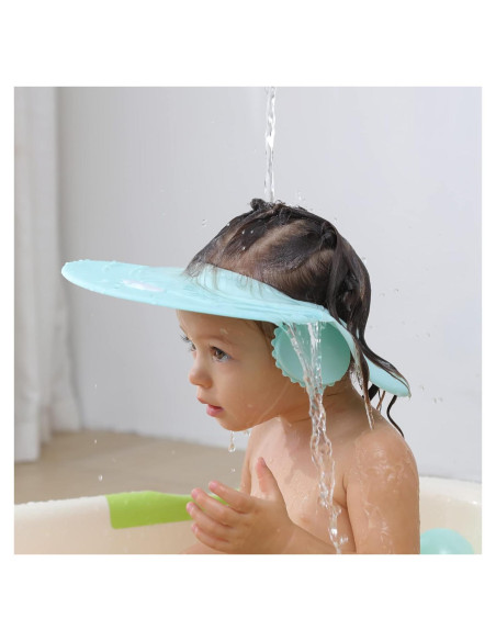 Visera de Ducha para Bebés Azul - Gorro Protector de Champú Visera de Ducha para Bebés Azul - Gorro Protector de Champú