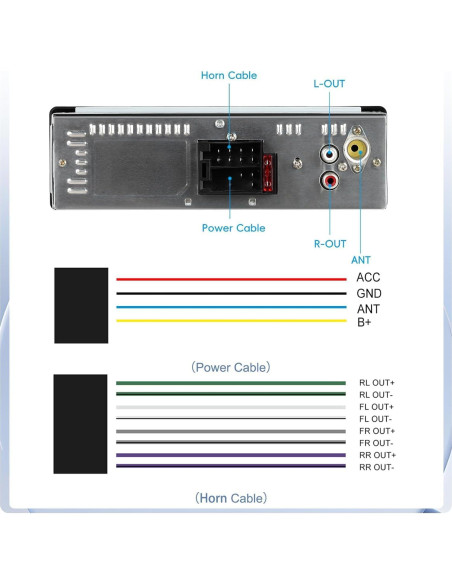 Estéreo de Coche Bluetooth CAMECHO 1 Din MP3 USB FM Estéreo de Coche Bluetooth CAMECHO 1 Din MP3 USB FM