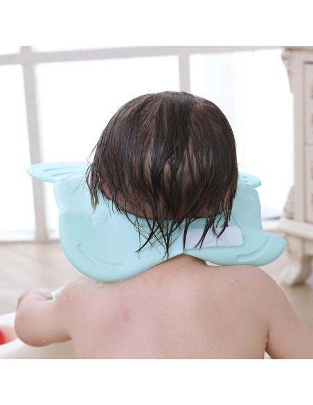 Visera de Ducha para Bebés Azul - Gorro Protector de Champú Visera de Ducha para Bebés Azul - Gorro Protector de Champú