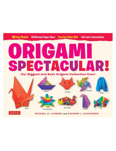 Origami Spectacular! Ebook: Origami Book, 154 Printable Papers, 60 Projects