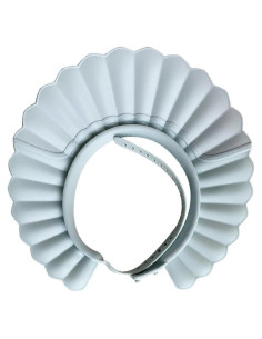 Gorro de Baño Ajustable para Niños - Protección Ocular Azul Humo