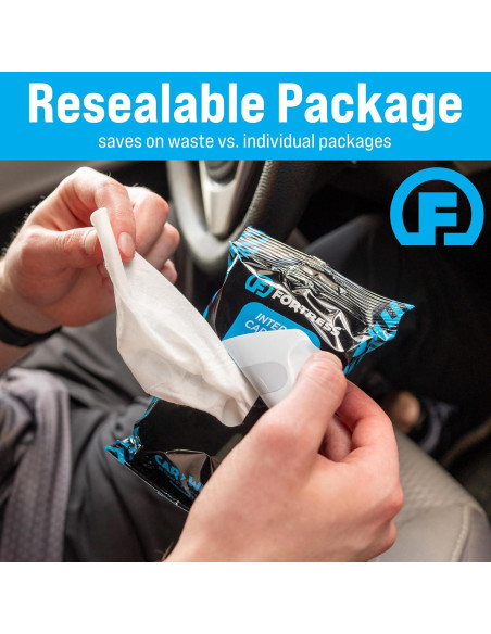 Toallitas para Interior de Auto Fortress - Paquete de 3 (25 ct) Toallitas para Interior de Auto Fortress - Paquete de 3 (25 ct)