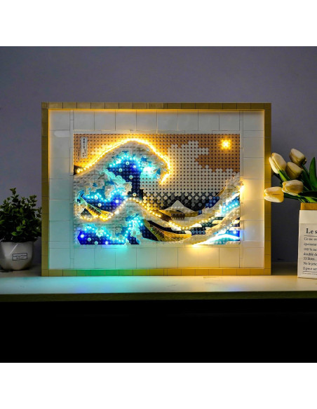 Kit de Iluminación LED Brickshining para LEGO Hokusai 31208 Kit de Iluminación LED Brickshining para LEGO Hokusai 31208