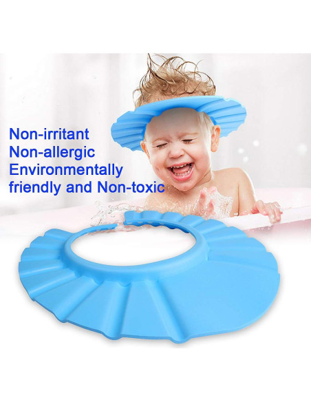 Gorro de Baño Ajustable EWIN para Bebés - 4 Piezas, EVA Gorro de Baño Ajustable EWIN para Bebés - 4 Piezas, EVA
