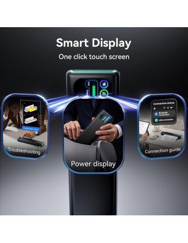 Impresora Térmica Portátil Phomemo M08D Bluetooth A4
