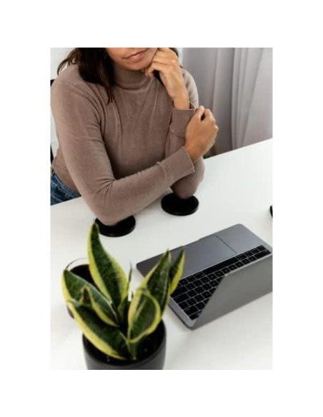 Reposamuñecas Ergonómico de Gel Jelbows Pequeño Negro - 2 Piezas Reposamuñecas Ergonómico de Gel Jelbows Pequeño Negro - 2 Piezas