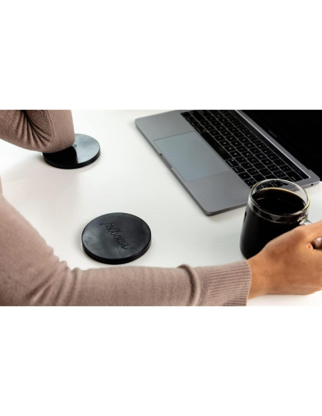 Reposamuñecas Ergonómico de Gel Jelbows Pequeño Negro - 2 Piezas Reposamuñecas Ergonómico de Gel Jelbows Pequeño Negro - 2 Piezas