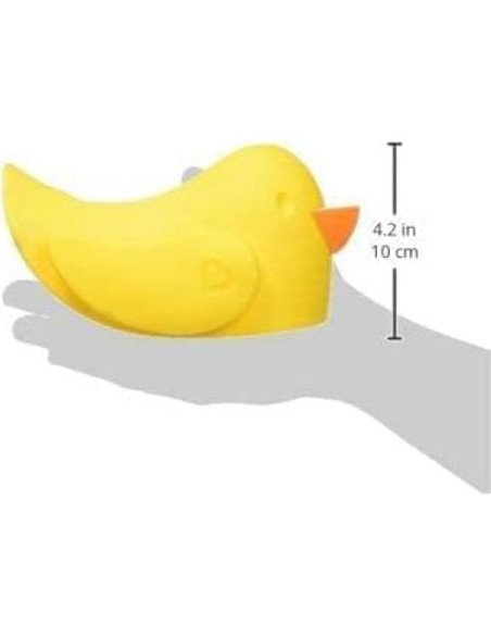 Cubierta de Grifo Beak Munchkin Amarillo con Dispensador de Burbujas Cubierta de Grifo Beak Munchkin Amarillo con Dispensador de Burbujas
