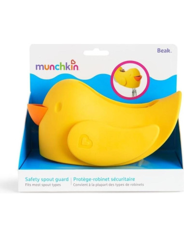 Cubierta de Grifo Beak Munchkin Amarillo con Dispensador de Burbujas