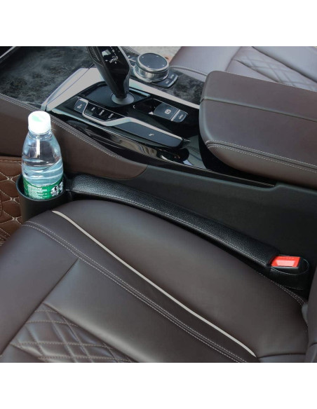 Relleno de Espacio para Asiento de Coche Supin Negro PU Relleno de Espacio para Asiento de Coche Supin Negro PU