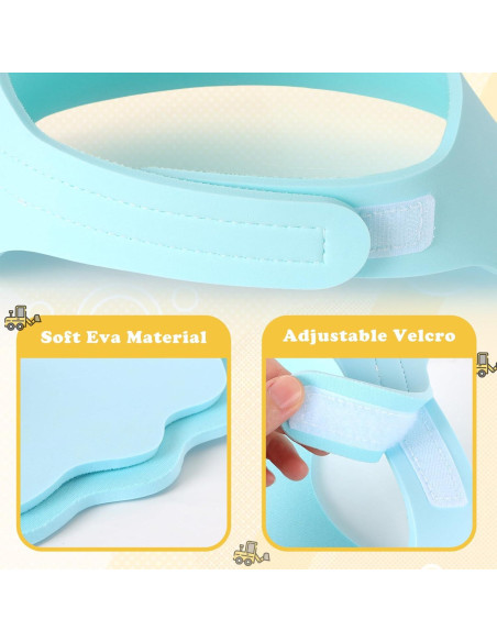 Gorro de Ducha para Bebés LADES - Visera Ajustable Azul Gorro de Ducha para Bebés LADES - Visera Ajustable Azul