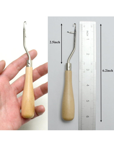 Herramienta de Gancho de Cierre Luwigs 3PCS para Ganchillo