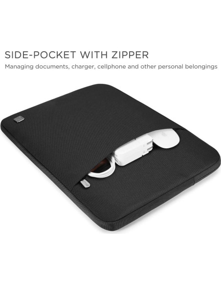 Funda para Laptop NIDOO 10.1" Negra - Compatible con iPad y Surface Funda para Laptop NIDOO 10.1" Negra - Compatible con iPad y Surface
