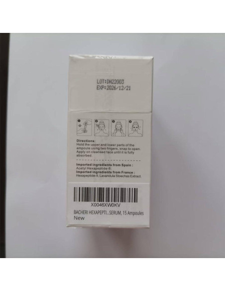 Suero Reafirmante BACHERI 15 Ampollas 15 ml Antienvejecimiento Suero Reafirmante BACHERI 15 Ampollas 15 ml Antienvejecimiento