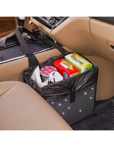 Basurero Plegable para Auto BELOMI 7L Impermeable Color AB Basurero Plegable para Auto BELOMI 7L Impermeable Color AB