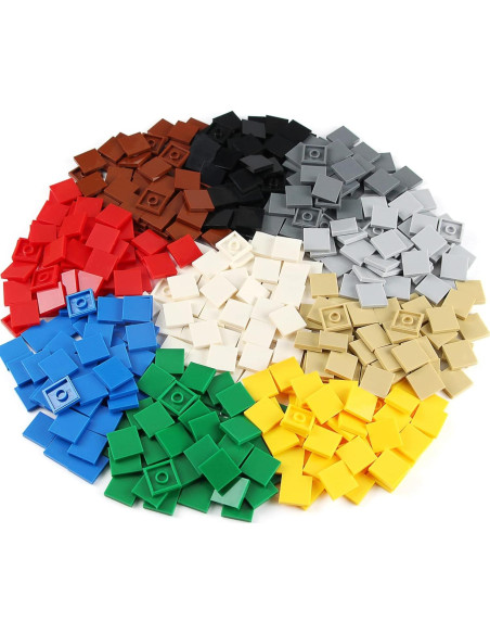 Azulejos Planos Feleph 500 Piezas Multicolores 2x2 cm Azulejos Planos Feleph 500 Piezas Multicolores 2x2 cm