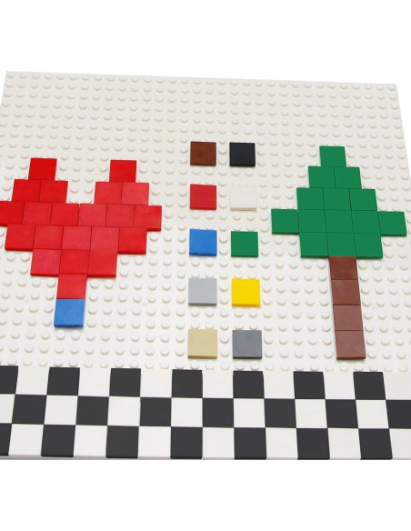 Azulejos Planos Feleph 500 Piezas Multicolores 2x2 cm Azulejos Planos Feleph 500 Piezas Multicolores 2x2 cm