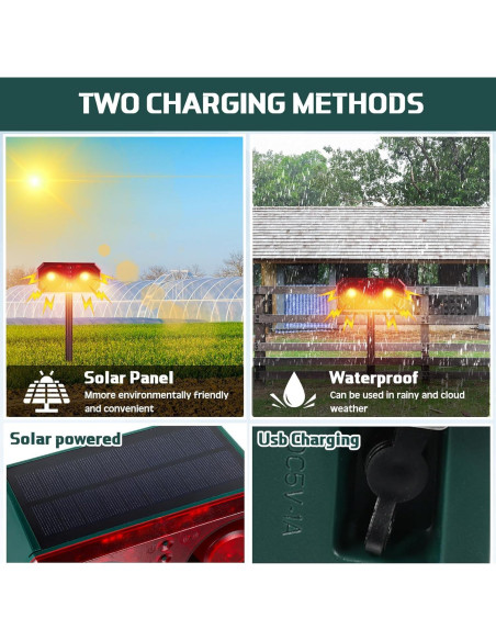 Alarma de Movimiento Solar Qualirey 2 Pcs con Control Remoto Alarma de Movimiento Solar Qualirey 2 Pcs con Control Remoto