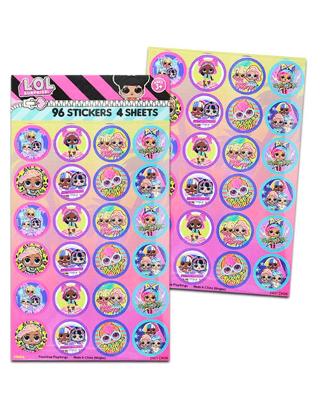 Conjunto de Colorear LOL Surprise - 8 Marcadores y 8 Crayones Jumbo Conjunto de Colorear LOL Surprise - 8 Marcadores y 8 Crayones Jumbo