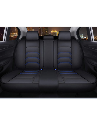 Cubiertas de Asiento de Auto YXQYOEOSO Ajuste Universal 5 Asientos