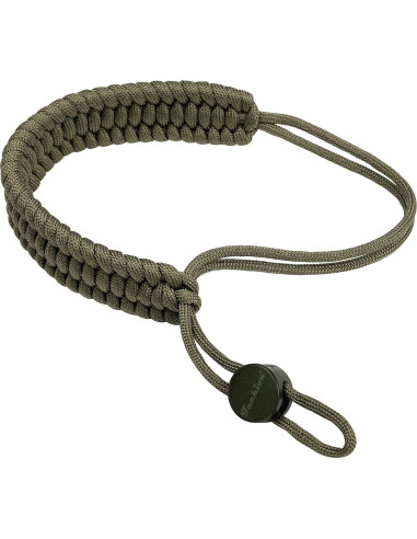Correa de Muñeca Ajustable Paracord 550 Verde Militar para Cámara