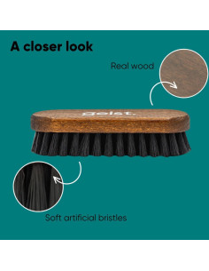 Cepillo de limpieza de cuero Geist grande - Cerdas sintéticas 2