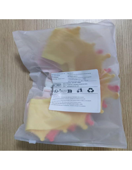 Gorro de Ducha Ajustable para Niños con Taza de Enjuague Rosa Gorro de Ducha Ajustable para Niños con Taza de Enjuague Rosa