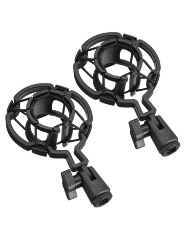 Paquete de 2 Soportes de Amortiguación para Micrófono YX056