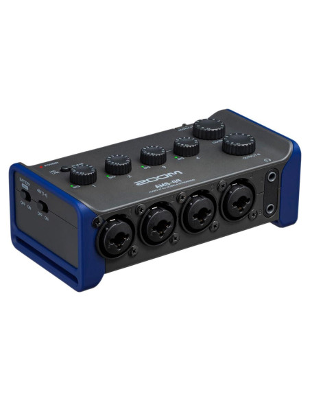 Interfaz de Audio USB Zoom AMS-44, 4 Entradas y Salidas, 24 bits/96 kHz Interfaz de Audio USB Zoom AMS-44, 4 Entradas y Salidas, 24 bits/96 kHz
