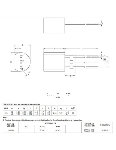 Transistores NPN PNP 100pcs 2N4401 2N4403 40V Amplificación