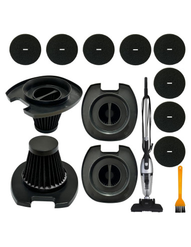 Paquete de 4 Filtros HEPA y Espuma para Aspiradora Black + Decker EV1416