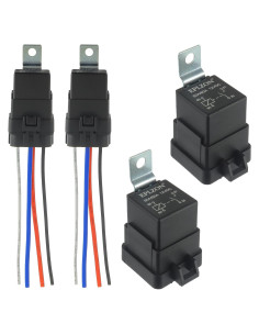 Relé 4 PIN 80A/60A 12V CC Impermeable EPLZON con Arnés