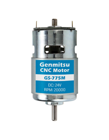 Motor DC Micro Genmitsu GS-775M 24V 20000RPM Doble Rodamiento