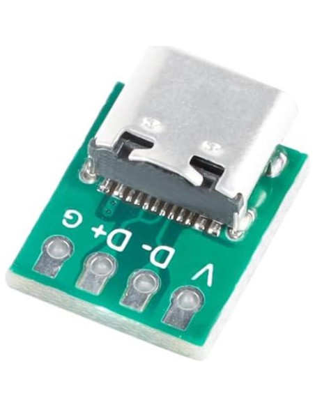 20 Conectores Femeninos USB Tipo C 3.1 Cermant PCB 16 Pines 20 Conectores Femeninos USB Tipo C 3.1 Cermant PCB 16 Pines