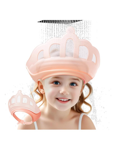 Gorro de Ducha Ajustable para Bebé Lonlown Rosa