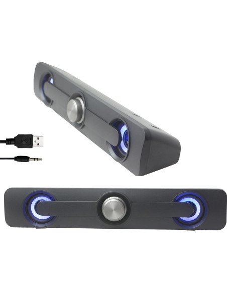 Barra de Sonido Multimedia USB GamesterGear SY-SPK20234 2.5W