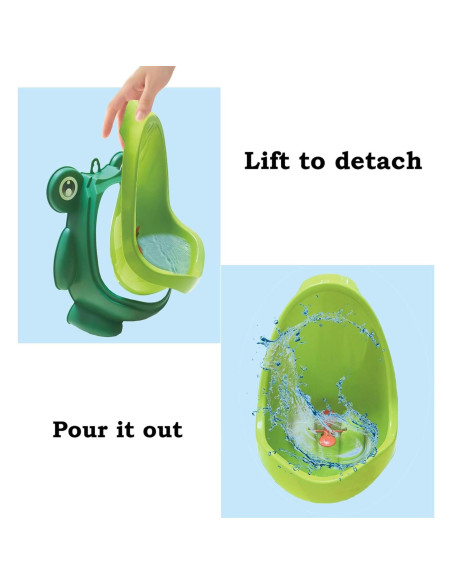 Inodoro de Entrenamiento para Niños Rana Verde con Ganchos y Cepillo Inodoro de Entrenamiento para Niños Rana Verde con Ganchos y Cepillo