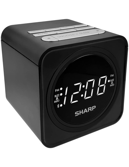 Reloj Radio FM Sharp SPC729AMZ con Altavoz Bluetooth y USB Reloj Radio FM Sharp SPC729AMZ con Altavoz Bluetooth y USB