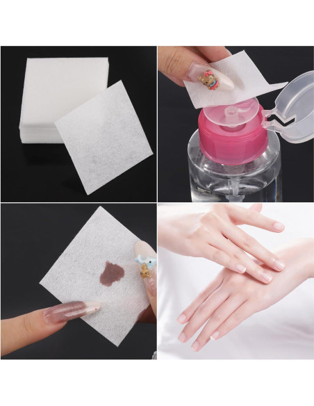 650 Toallitas para Uñas Sin Pelusa BTYMS - 5x5 cm 650 Toallitas para Uñas Sin Pelusa BTYMS - 5x5 cm