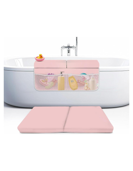 Juego de Almohadilla para Arrodillarse y Codos FluffyTub Rosa Juego de Almohadilla para Arrodillarse y Codos FluffyTub Rosa