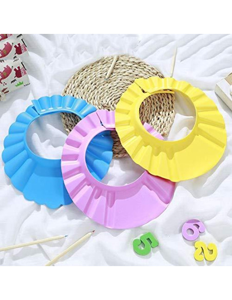 Sombrero de Ducha Ajustable Chinshwehaw para Bebés Rosa Sombrero de Ducha Ajustable Chinshwehaw para Bebés Rosa