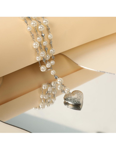 Collar Locket Corazón Personalizado ZKBKJSPZJB Acero Inoxidable