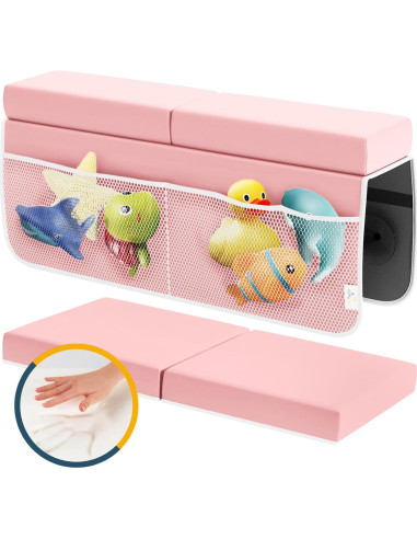 Juego de Almohadilla para Arrodillarse y Codos FluffyTub Rosa
