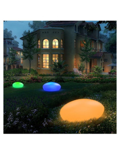 Luz Solar de Jardín Blibly RGB Impermeable 1pc 0.6W