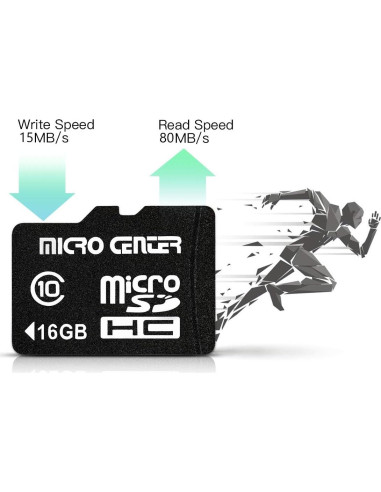 Micro SDHC 16GB Clase 10 Inland - 5 Paquete con Adaptador